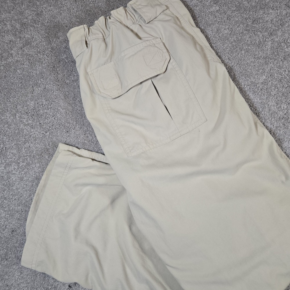 Duluth Trading Flex Dry On The Fly Khaki Chino Pants Mens Size Large (33) x 30